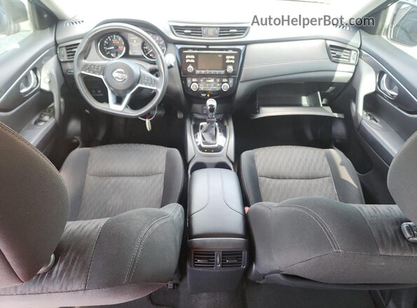5N1AT2MT2HC825944 2017 NISSAN ROGUE Black Առջևի վահանակի տեսք