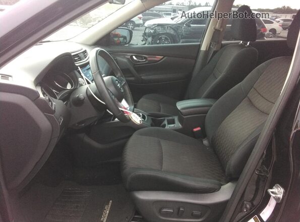 5N1AT2MT2HC825944 2017 NISSAN ROGUE Black Սալոնի դիմացի տեսք