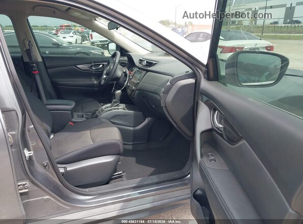 5N1AT2MT2JC716244 2018 NISSAN ROGUE Gray წინა სალონის ხედი