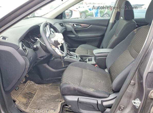 5N1AT2MT2JC726126 2018 NISSAN ROGUE Gray წინა სალონის ხედი