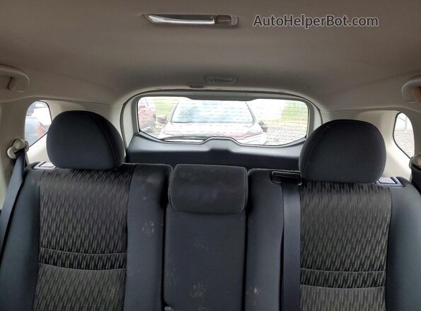 5N1AT2MT2JC726126 2018 NISSAN ROGUE Gray უკანა სავარძლების ხედი
