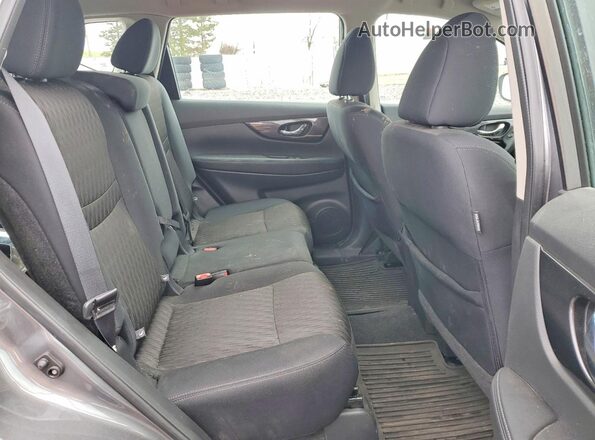5N1AT2MT2JC726126 2018 NISSAN ROGUE Gray უკანა სალონის ხედი