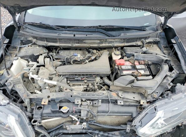 5N1AT2MT2JC726126 2018 NISSAN ROGUE Gray ძრავის განყოფილების ხედი