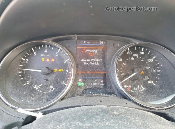 5N1AT2MT2JC800709 2018 NISSAN ROGUE Black Սարքավորումների վահանակի տեսք