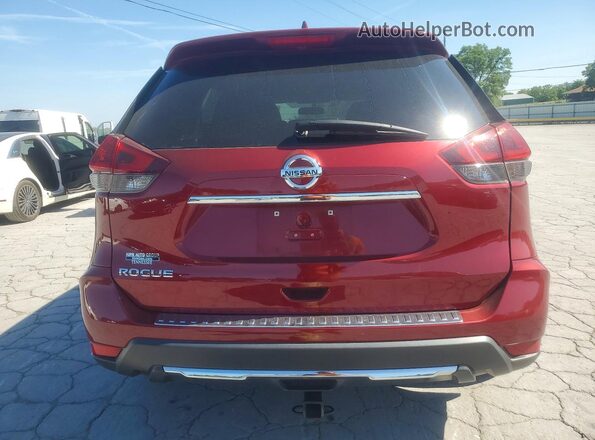 5N1AT2MT2JC804288 2018 NISSAN ROGUE Red Rear view