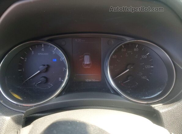 5N1AT2MT2JC804288 2018 NISSAN ROGUE Red Instrument cluster view