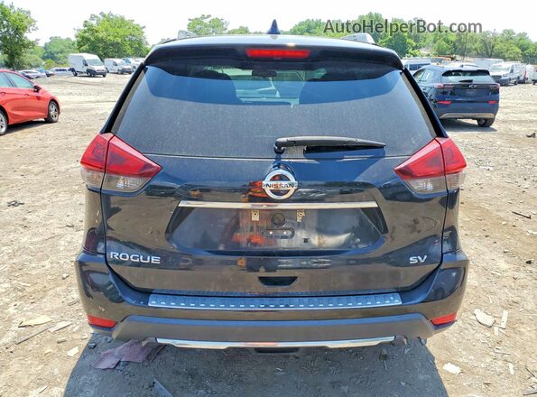 5N1AT2MT2JC810804 2018 NISSAN ROGUE Black Вид ззаду