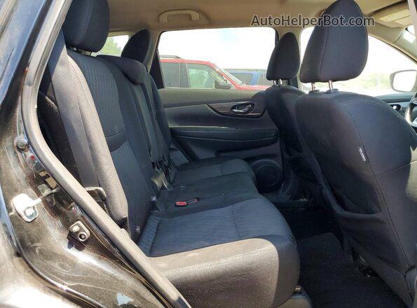 5N1AT2MT2JC810804 2018 NISSAN ROGUE Black Вид задньої частини салону