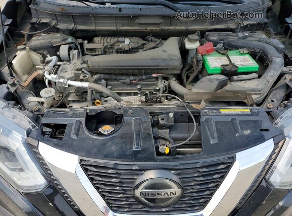 5N1AT2MT2JC825299 2018 NISSAN ROGUE Black Vista del compartimento del motor