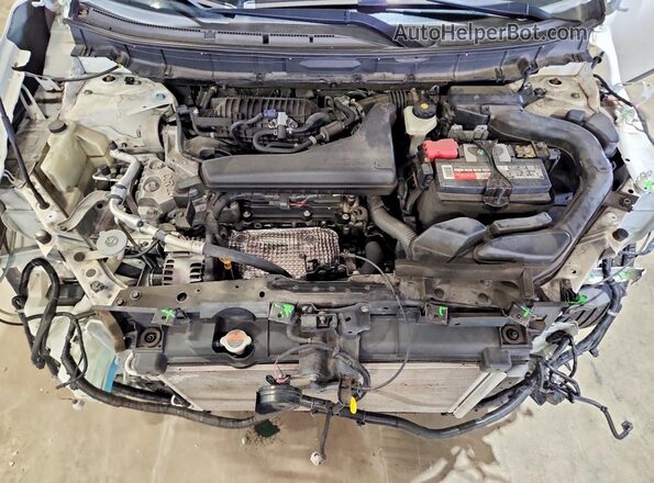 5N1AT2MT2KC814191 2019 NISSAN ROGUE Белый Вид подкапотного пространства