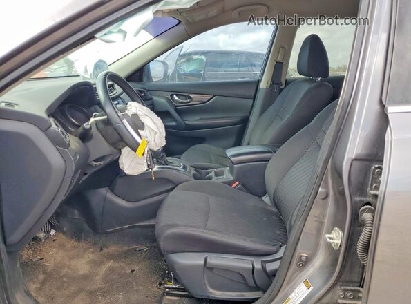 5N1AT2MT2KC842041 2019 NISSAN ROGUE Серый Вид салона спереди