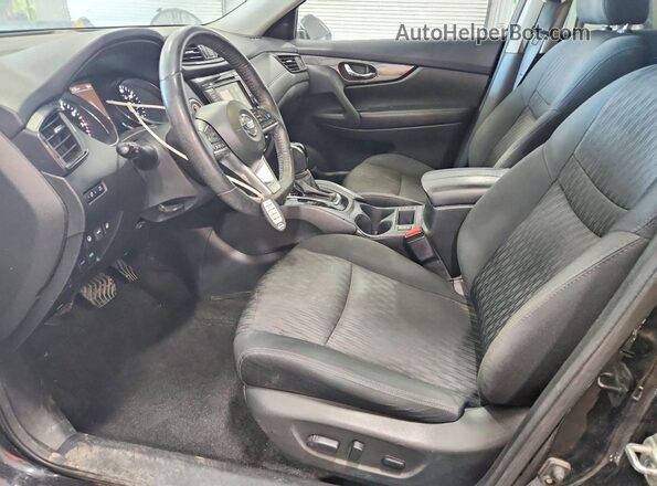 5N1AT2MT2LC711483 2020 NISSAN ROGUE Black Widok wnętrza z przodu