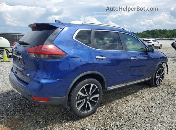 5N1AT2MT2LC803595 2020 NISSAN ROGUE Blue Trasero derecho