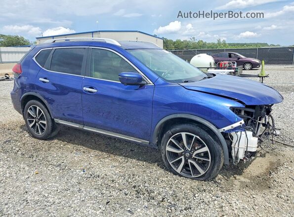 5N1AT2MT2LC803595 2020 NISSAN ROGUE Blue Delantero derecho