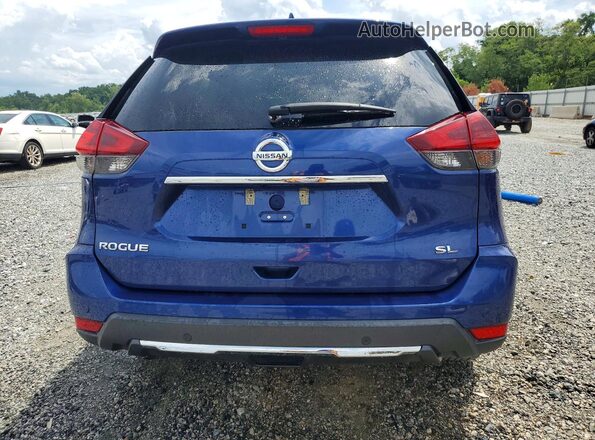 5N1AT2MT2LC803595 2020 NISSAN ROGUE Blue Vista trasera