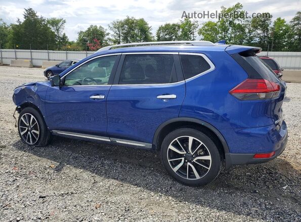 5N1AT2MT2LC803595 2020 NISSAN ROGUE Blue Trasero izquierdo