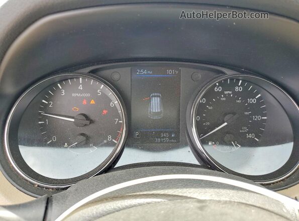 5N1AT2MT2LC803595 2020 NISSAN ROGUE Blue Vista del cuadro de instrumentos