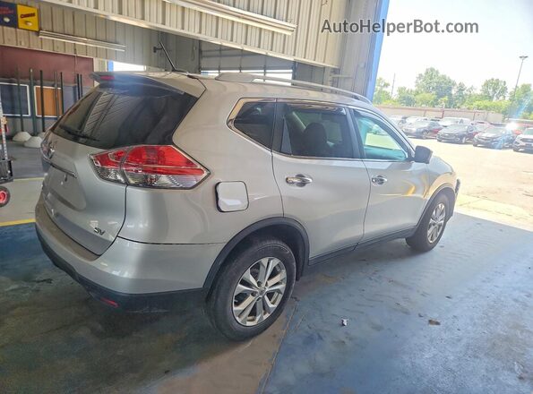 5N1AT2MT3GC745888 2016 NISSAN ROGUE Серебряный Задняя правая четверть