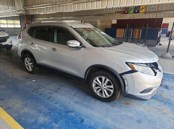 5N1AT2MT3GC745888 2016 NISSAN ROGUE Серебряный Передняя правая четверть