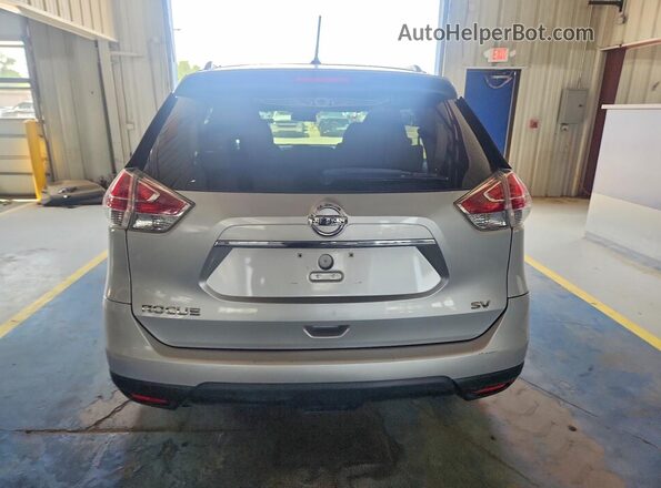 5N1AT2MT3GC745888 2016 NISSAN ROGUE Серебряный Вид сзади