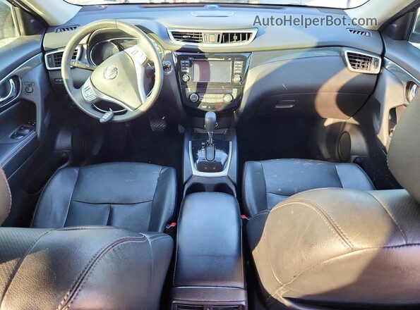 5N1AT2MT3GC791818 2016 NISSAN ROGUE Black წინა პანელის ხედი