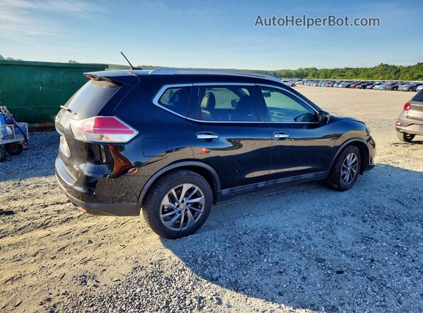 5N1AT2MT3GC791818 2016 NISSAN ROGUE Black უკანა მარჯვენა