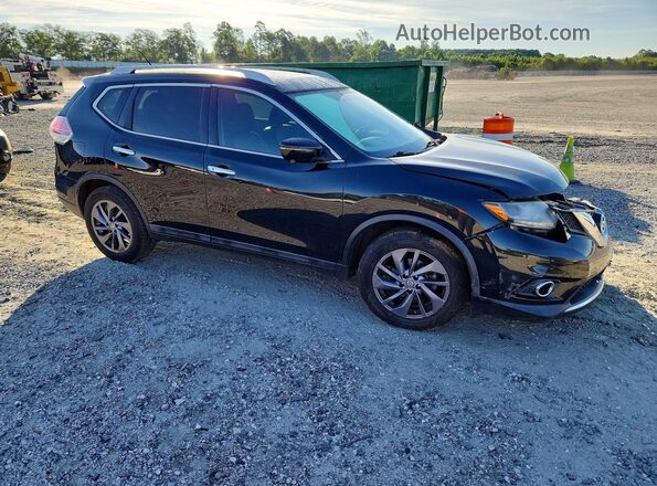 5N1AT2MT3GC791818 2016 NISSAN ROGUE Black წინა მარჯვენა