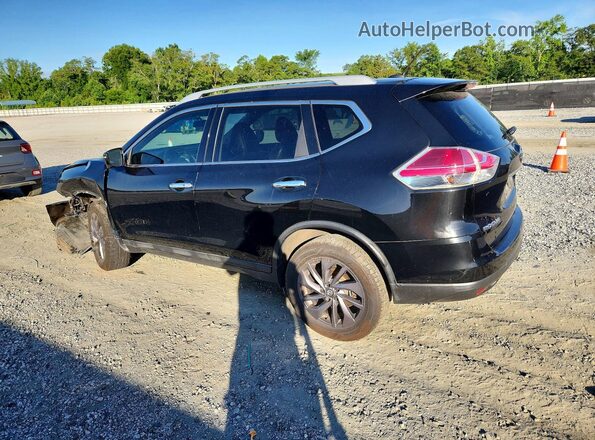 5N1AT2MT3GC791818 2016 NISSAN ROGUE Black უკანა მარცხენა