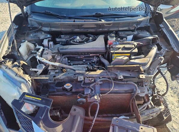 5N1AT2MT3GC791818 2016 NISSAN ROGUE Black უკანა სალონის ხედი