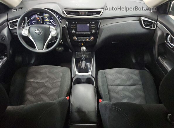 5N1AT2MT3GC795755 2016 NISSAN ROGUE Серебряный Вид панели приборов