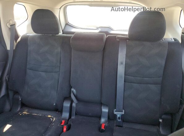 5N1AT2MT3GC853914 2016 NISSAN ROGUE Gray Rear seats view