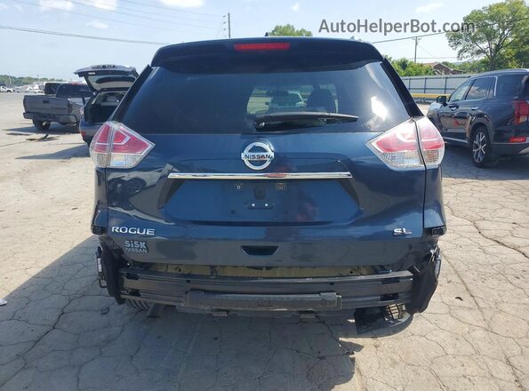 5N1AT2MT3GC915182 2016 NISSAN ROGUE Синий Вид сзади