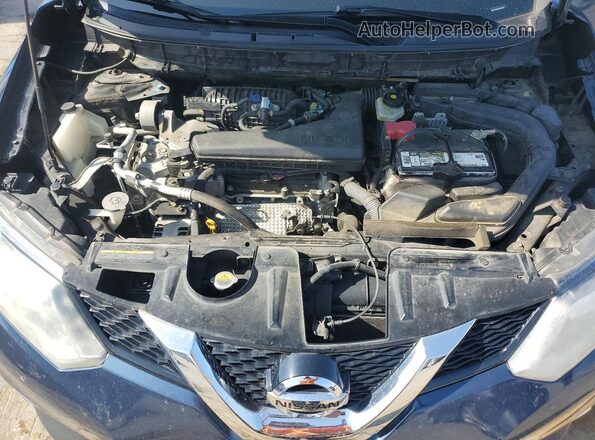 5N1AT2MT3GC915182 2016 NISSAN ROGUE Синий Вид подкапотного пространства