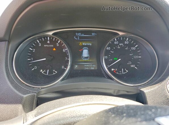 5N1AT2MT3GC915182 2016 NISSAN ROGUE Синий Вид щитка приборов