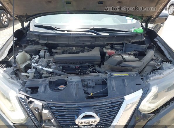 5N1AT2MT3HC752650 2017 NISSAN ROGUE Black Հետևի տեսք