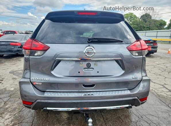 5N1AT2MT3HC864736 2017 NISSAN ROGUE Серый Вид сзади