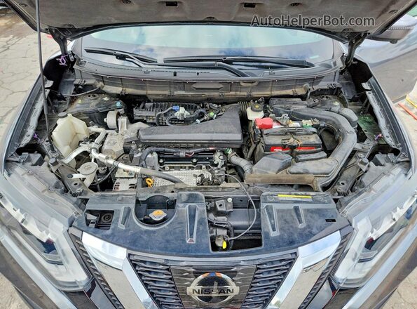 5N1AT2MT3HC864736 2017 NISSAN ROGUE Серый Вид подкапотного пространства