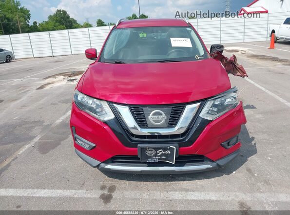 5N1AT2MT3HC876157 2017 NISSAN ROGUE Red Widok zestawu wskaźników