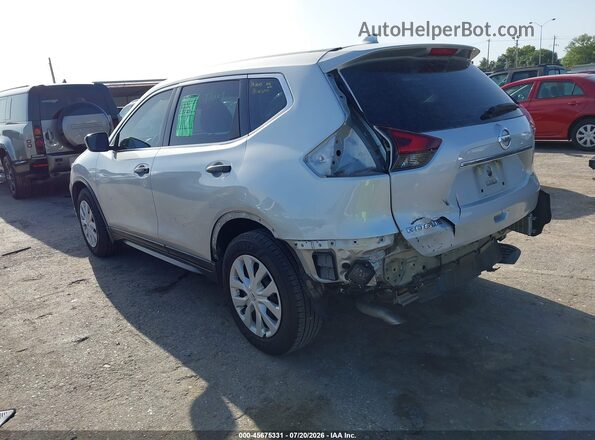 5N1AT2MT3JC757739 2018 NISSAN ROGUE Silver Trasero izquierdo