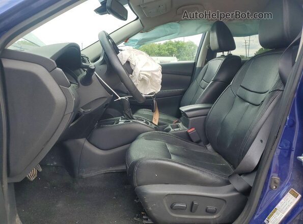 5N1AT2MT3KC700992 2019 NISSAN ROGUE Blue Front interior view