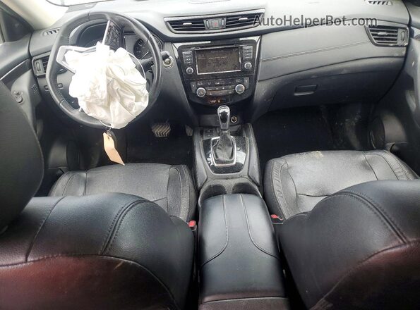 5N1AT2MT3KC700992 2019 NISSAN ROGUE Blue Dashboard view