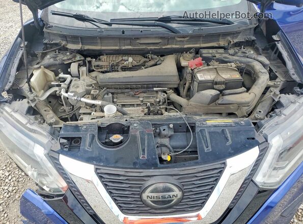 5N1AT2MT3KC700992 2019 NISSAN ROGUE Blue Engine compartment view