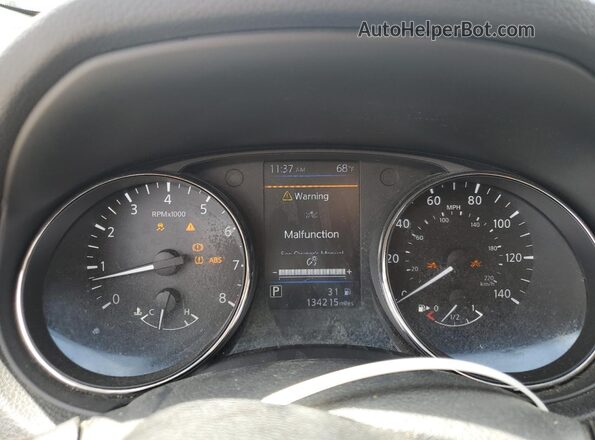 5N1AT2MT3KC763882 2019 NISSAN ROGUE Silver Widok zestawu wskaźników