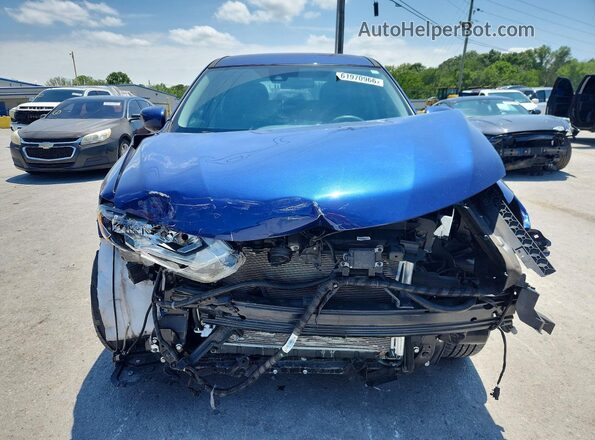 5N1AT2MT3KC818654 2019 NISSAN ROGUE Синий Вид спереди