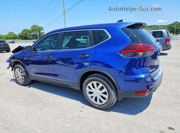 5N1AT2MT3KC818654 2019 NISSAN ROGUE Синий Задняя левая четверть