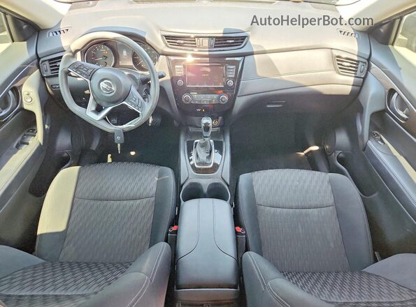 5N1AT2MT3KC818654 2019 NISSAN ROGUE Синий Вид панели приборов