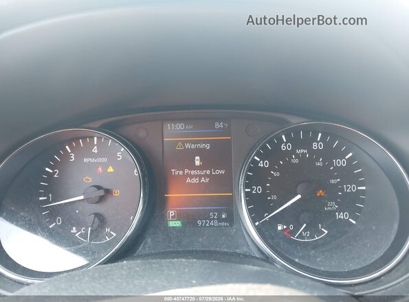 5N1AT2MT3KC819268 2019 NISSAN ROGUE White უკანა სავარძლების ხედი