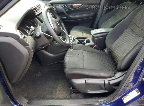 5N1AT2MT3KC821277 2019 NISSAN ROGUE Blue Vista interior delantera