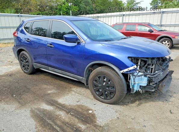 5N1AT2MT3KC821277 2019 NISSAN ROGUE Blue Delantero derecho