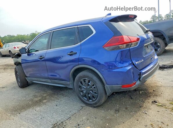 5N1AT2MT3KC821277 2019 NISSAN ROGUE Blue Trasero izquierdo